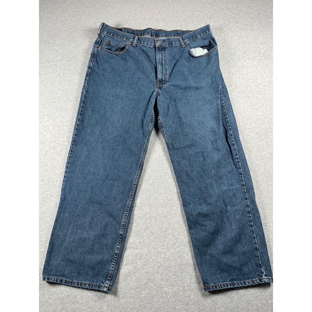 Levis 550 Jeans Men 42x30 Blue Relaxed Fit Dark Wash Denim Casual Classic